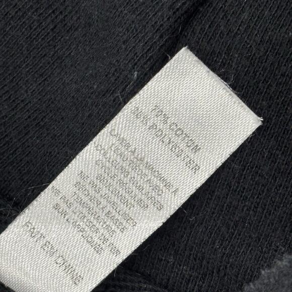 Roughneck Unisex 2XL Black White Hoodie Sweatshirt Cut Worn Look Drawstring - Picture 7 of 7